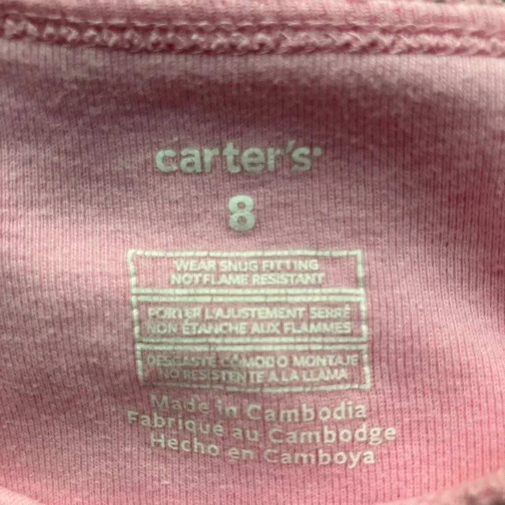 Carter's 4-Piece Fleece Pants + Fleece Top & Long-Sleeve Cotton Top Bundle
